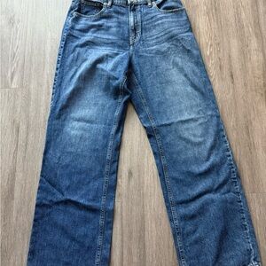 Lucky Brand Wide Leg High Rise Classic Jeans